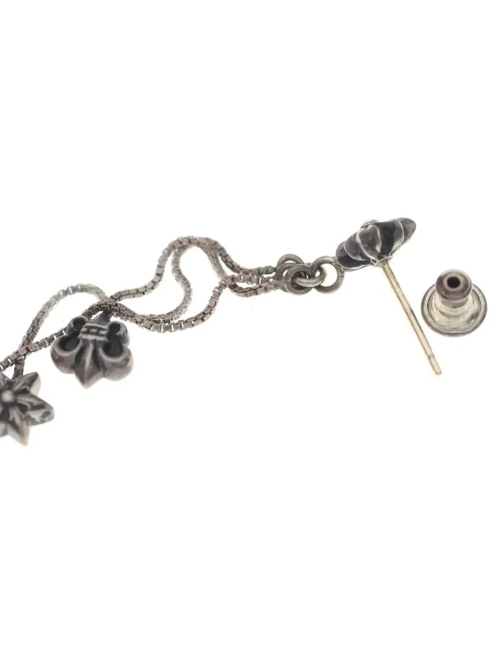 Chrome Hearts Jojo PST Pls Earrings Right Ear Silver